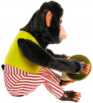 Vintage Daishin Japan Jolly Chimp Toy Story Monkey w/Inserts Tags & Box 5