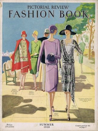 Vintage Summer 1928 Pictorial Review Fashion Book