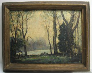 Ivar Matheson Vintage Impressionist Landscape Listed Boston & Rockport Artist