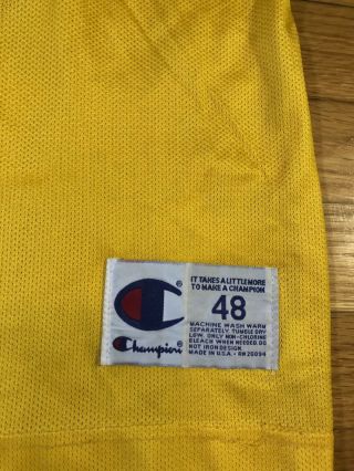 Vintage Los Angeles Lakers 23 Ceballos Champion Size 48 Lebron James 2