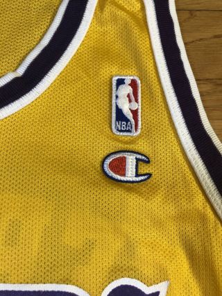 Vintage Los Angeles Lakers 23 Ceballos Champion Size 48 Lebron James 5
