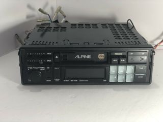Vintage Alpine 7280 Digital Fm/am/cassette Car Stereo Pristine