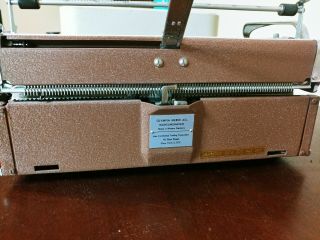 Vintage 1959 Olympia SM4 Portable Brown Typewriter & Case Made In W.  Germany 6