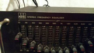 ADC SS - 2 Sound Shaper Two IC,  12 Band Stereo Frequency Equalizer Eq,  Vintage 8
