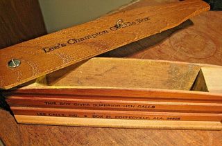 Vintage Signed Ben Lee’s Champion Gobble Box Turkey Game Call Old Hunting Rare 4