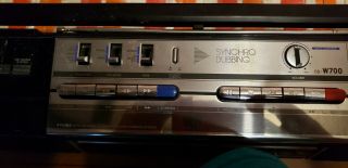 Vintage Rare Aiwa CS - W700H,  G,  F 4 Band Radio,  Cassette Tape Player Boombox 5