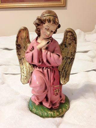 Vintage Fontanini Nativity Angel Paper Mache For 12 " Scale Figure Set