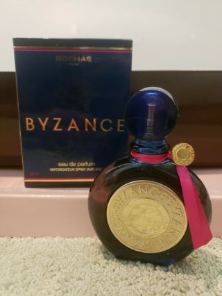 Byzance By Rochas Eau De Parfum Spray 1.  7 Oz 50 Ml Vintage - Full Rare