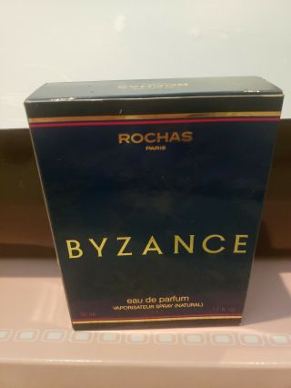 Byzance by Rochas Eau de Parfum Spray 1.  7 oz 50 ml Vintage - FULL RARE 3