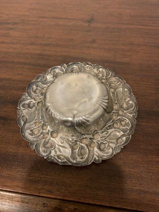 Antique Whiting LILY OF THE VALLEY Sterling Silver Bon Bon Dish 6194 69.  2 Grams 3