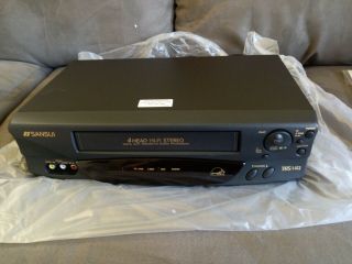 VINTAGE SANSUI VHF6010 VHS VCR WITH REMOTE OPEN BOX READ 6