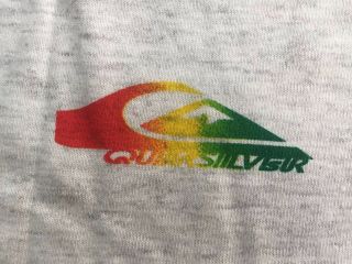 NWT Vintage Men’s Quiksilver Reggae Rasta Jamaica Surf T - Shirt Made USA XL 4