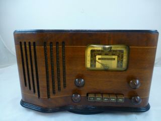Vintage Silvertone 6230 Tube Radio Am/sw Magic Eye - For The Purist