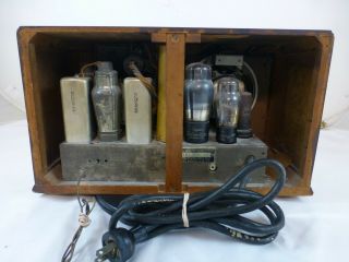 Vintage Silvertone 6230 Tube Radio AM/SW Magic Eye - for the Purist 7