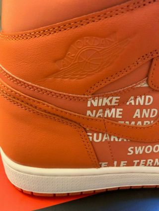 Nike Air Jordan 1 Retro High OG Vintage Coral Sail Orange Size 11.  5 555088 - 800 8