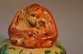 Vintage Limoges French Figural Trinket Box – Full Body Monkey with Baby 7