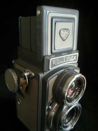 Rolleiflex Dbp Dbgm Camera Baby Gray With Hard Case Vintage