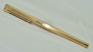Vintage MONTBLANC Noblesse Oblige Fountain Pen Gold Barrel 2
