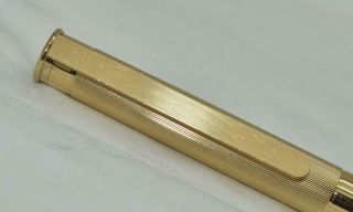 Vintage MONTBLANC Noblesse Oblige Fountain Pen Gold Barrel 4