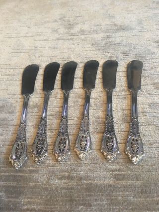 Wallace Sterling Rose - Point 6 Butter Knife Spreaders