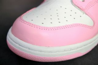 Women ' s Vintage NIKE Dunk Low Leather Basketball Shoes Size 11.  5 NIB 309324 613 4