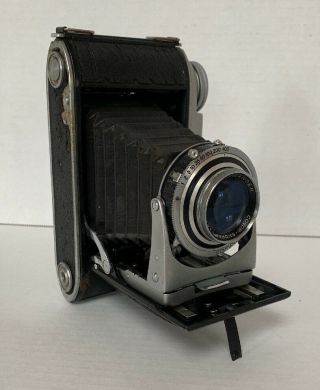 Vintage Voigtlander Bessa Ii Color Skopar 1: 3.  5 / 105 Compur Rapid Camera