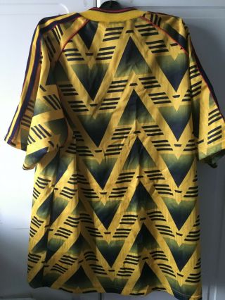 Vintage Classic Arsenal Adidas Bruised Banana Away Shirt 1991 - 93 - medium 2
