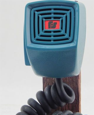 Vntg NOS Rare Federal Signal Corps Blue Fire Fighter Radio Microphone Series B 3