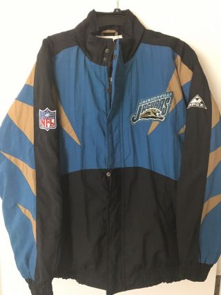 Rare Vintage 90s Pro Line Apex One Nfl Jacksonville Jaguars Jacket Men 