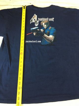 Resident Evil 4 Shirt Capcom Promo Vintage Graphic Gamer Tee Authentic Rare XL 6