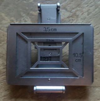 E Leitz Wetzlar SPORT FRAME FINDER VIEWFINDER RASUK fr Leica 3,  5mm 7.  3cm Vintage 5