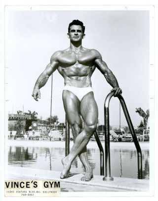 Group Of 2 Vintage 1950s Photos Vince Gironda Male Nude Classic Muscle Bodybuild