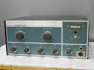 Vintage Lafayette Starflite 390 Tube Type Ham Radio Hf Transmitter