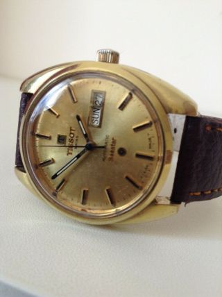 Tissot Seastar Vintage Cal.  2571 GP Automatic Day/Date Watch 1973 4