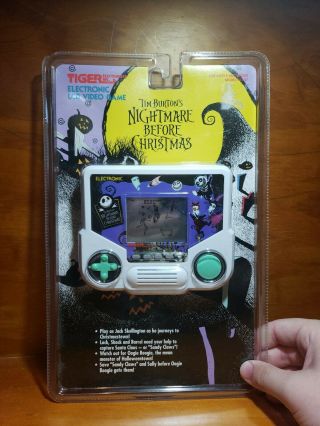 Tiger Lcd Video Game Watch Console 1993 Nightmare Before Christmas Vintage Item