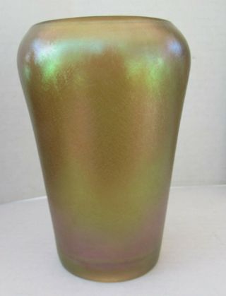 Vintage Imperial Glass Vase With Iron Cross Mark