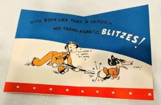 WWII WW2 Military Greeting Card Humorous 