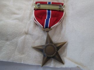 Vintage WWII BRONZE STAR IN THE BOX FROM THE CASE DATED 1944 2