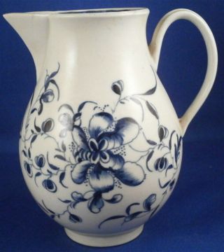 Rare 18thc Worcester Porcelain Sparrow Beak Mansfield Cream Jug Creamer English