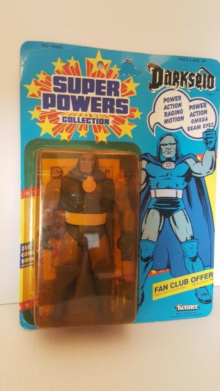 1985 Vintage Kenner Dc Powers Darkseid W/cape Back Card.  No 99960