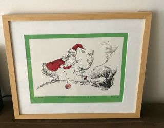 Dr Seuss Grinch Lithograph If I Can 