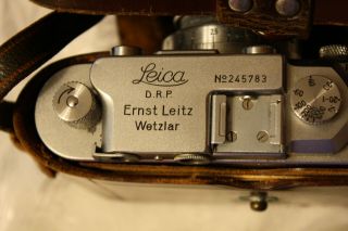 Vintage Leica DRP Ernst Leitz Wetzlar Camera With Summar f=5cm 1:2 Lens 4