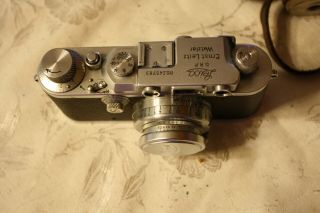 Vintage Leica DRP Ernst Leitz Wetzlar Camera With Summar f=5cm 1:2 Lens 9