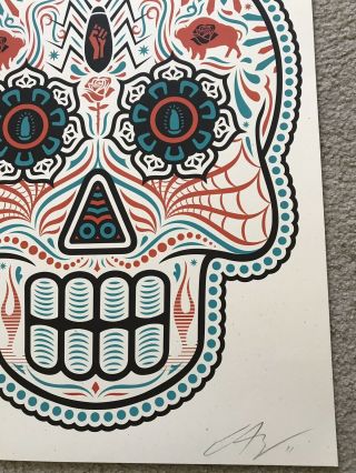 Ernesto Yerena - Day Of The Dead Print (2011) - Signed & 70/300 - OBEY - RARE 3