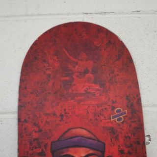 RARE Vintage Division 23 129cm Twin - Tip NBA Themed Snowboard Jordan Barkley LEE 3