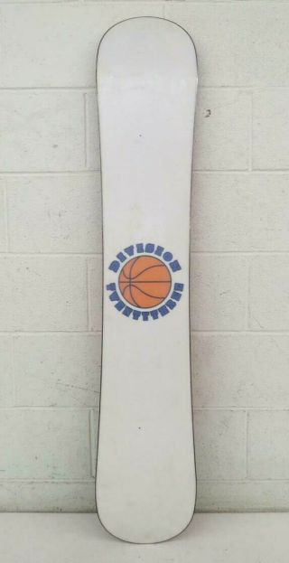 RARE Vintage Division 23 129cm Twin - Tip NBA Themed Snowboard Jordan Barkley LEE 5