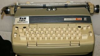 Vintage SCM Smith - Corona Electra 120 Electric Typewriter 1969 4