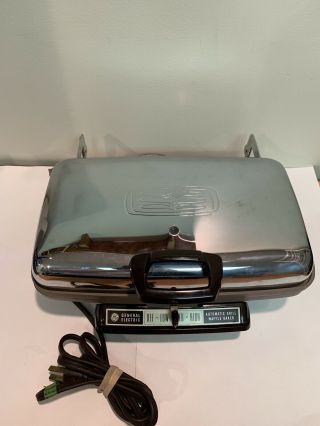 Vintage Ge General Electric Automatic Grill Waffle Baker 14g44 - Shape
