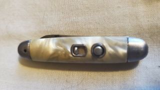 Rare Vintage Imperial Usa Key Chain Button Pocket Knife