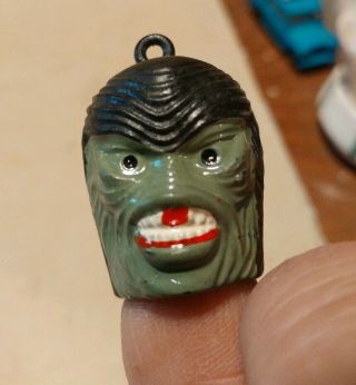 Vintage Creature From The Black Lagoon Pencil Topper/finger Puppet.  Gumball Toy